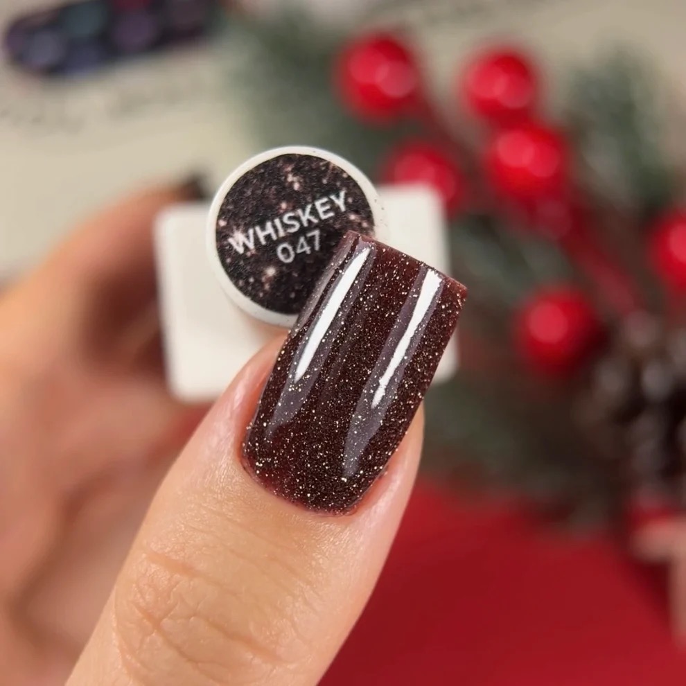 047 Whiskey réfléchissant vernis semi permanent 10 ml sans Hema - NOTD – Image 3